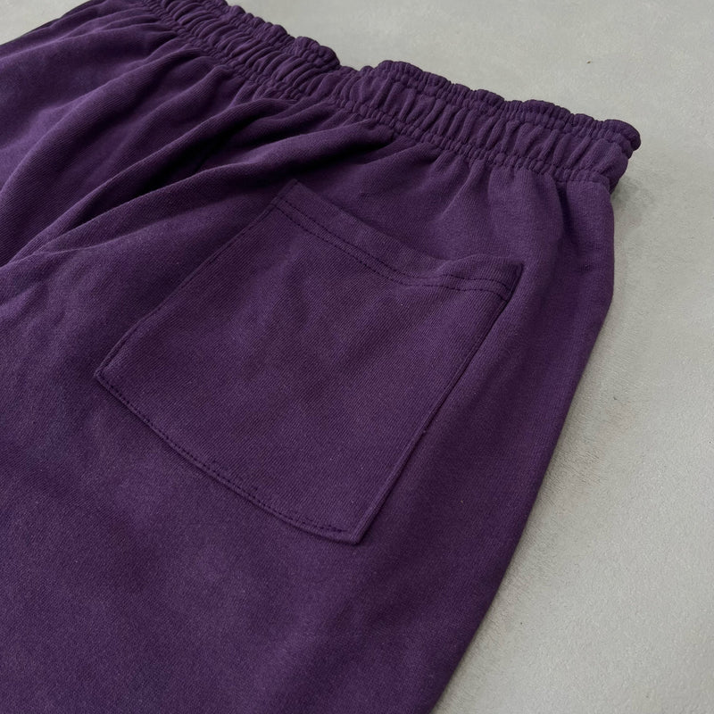 SP5DER Purple Pants – Designer Streetwear with Bold Graphic Details