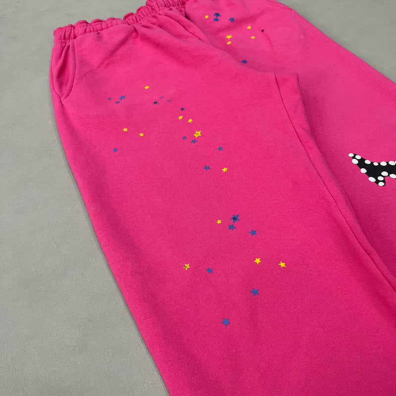 SP5DER P*NK Pants – Designer Streetwear with Bold Graphic Design