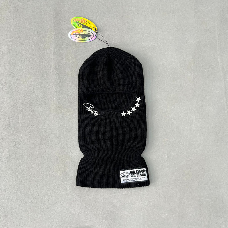 Corteiz 5Starz Balaclava Ski Mask Black