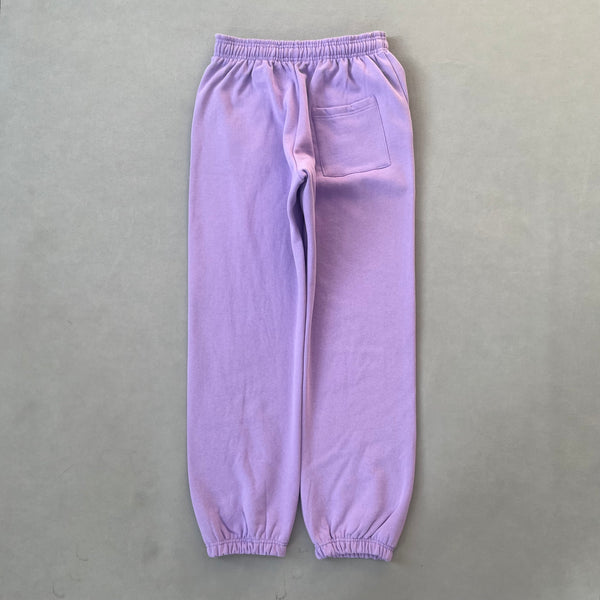 SP5DER Acai Purple Pants – Bold Designer Streetwear with Graphic Details