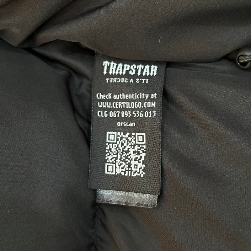 Latest Trapstar Hyperdrive Technical Puffer Black Reflective Jacket