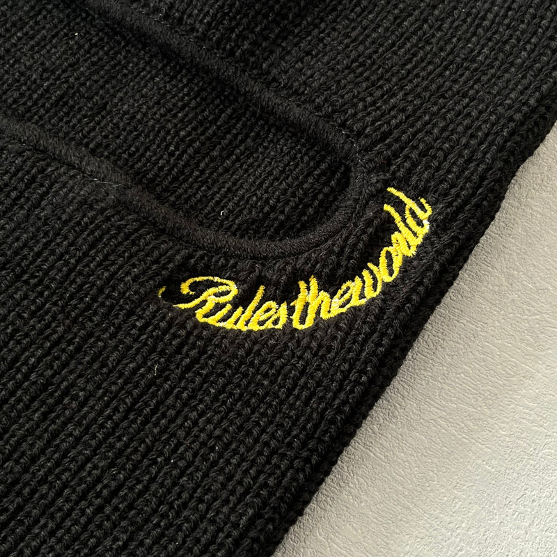 Corteiz 5Starz Balaclava Ski Mask Yellow