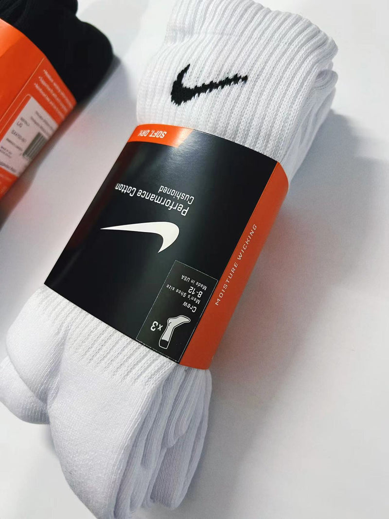 Nike Paris Towel Bottom Socks 3x Pack