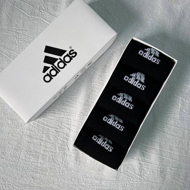 Adidas 5 Pack Socks Box