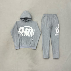 Synaworld Team Syna Tracksuit Marl Grey/White