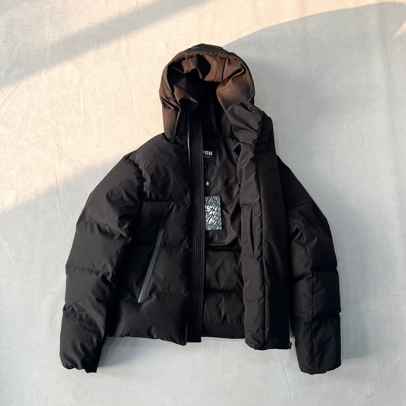 Latest Trapstar Hyperdrive Technical Puffer Black Reflective Jacket