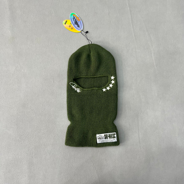 Corteiz 5Starz Balaclava Ski Mask Green