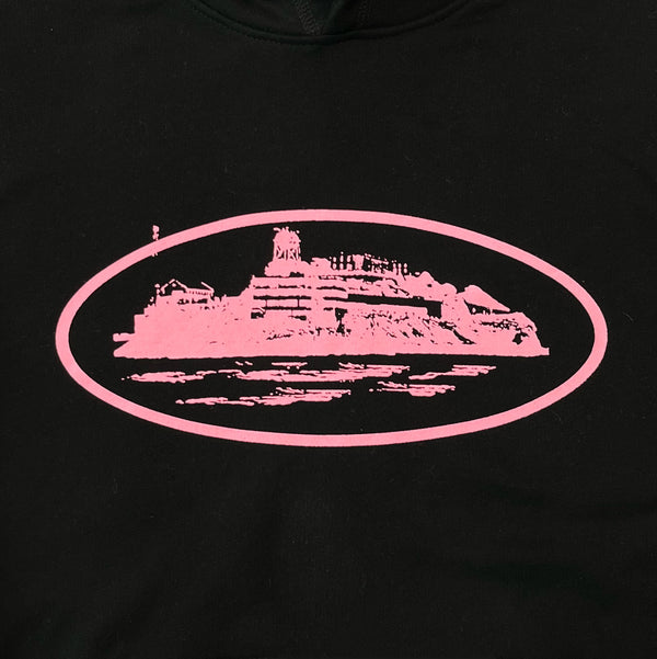 Corteiz Alcatraz V2 Hoodie Black/Pink