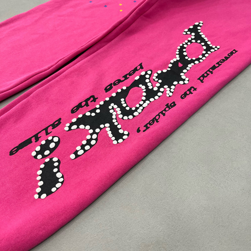 SP5DER P*NK Pants – Designer Streetwear with Bold Graphic Design