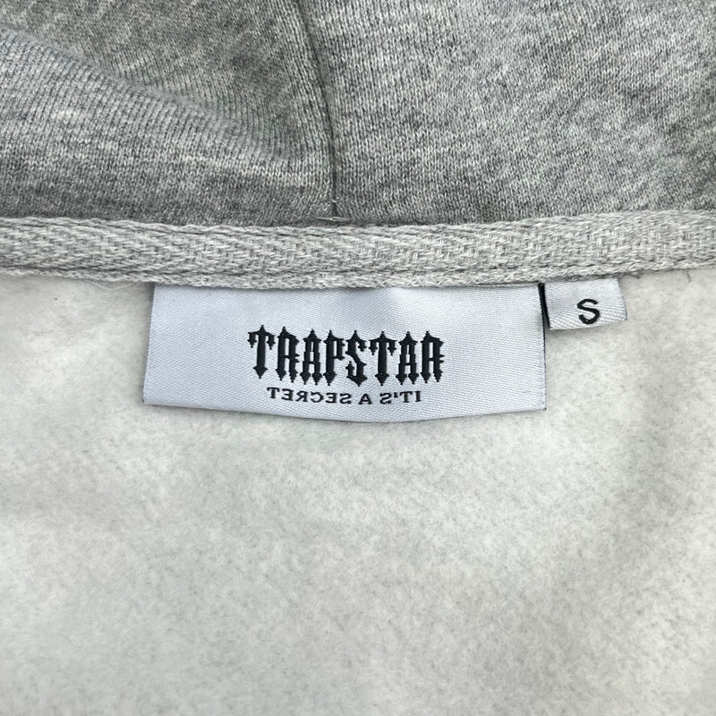 Trapstar Wildcard Chenille Hoodie Tracksuit Grey Monochrome