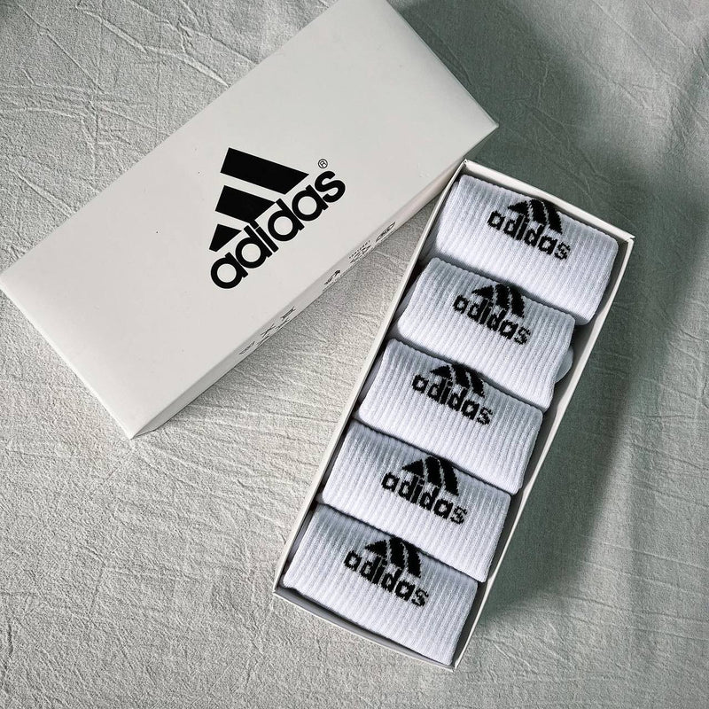 Adidas 5 Pack Socks Box