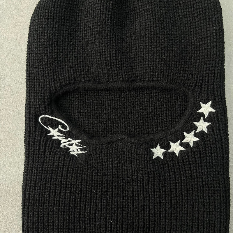 Corteiz 5Starz Balaclava Ski Mask Black