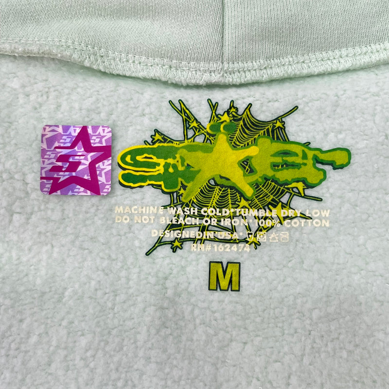 SP5DER Mint Hoodie – Fresh Designer Streetwear