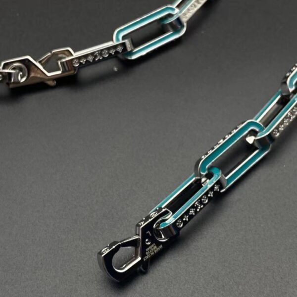 Louis Vuitton Bracelet & Cuban Necklace - Image 9