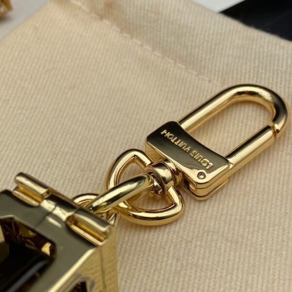 Louis Vuitton X SUPREME Dice Key Chain Bag Charm Brown - Image 4