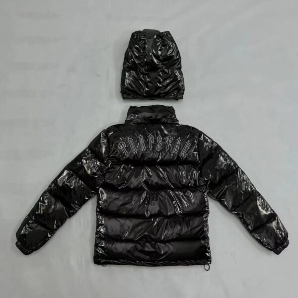 Trapstar Irongate Jacket – Shiny Black - Image 5