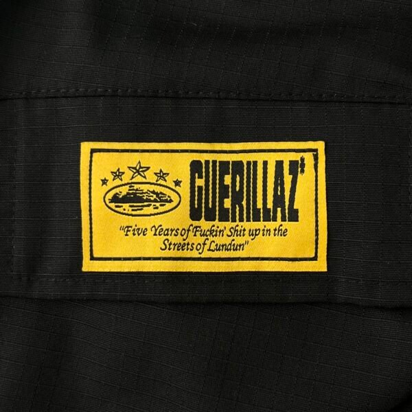 Corteiz 5 Starz Special Edition Black Guerillaz Cargo Pant - Image 2