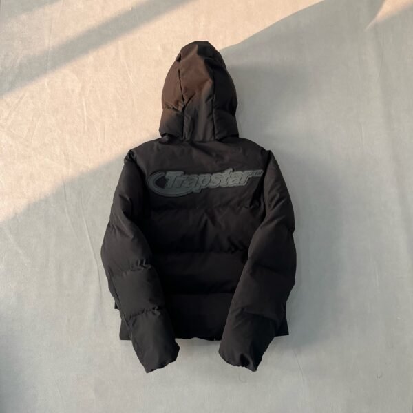 Latest Trapstar Hyperdrive Technical Puffer Black Reflective Jacket - Image 3