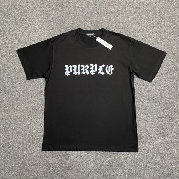 Purple Brand T-Shirt Black/White - Image 3