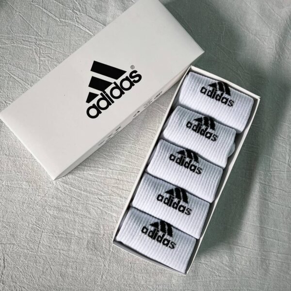 Adidas 5 Pack Socks Box - Image 2