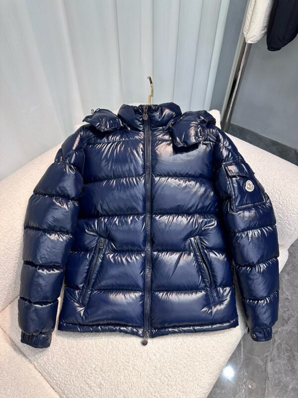 Moncler Maya Hooded Short Down Jacket - Image 3