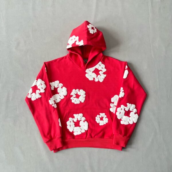 Denim Tears Red Hoodie