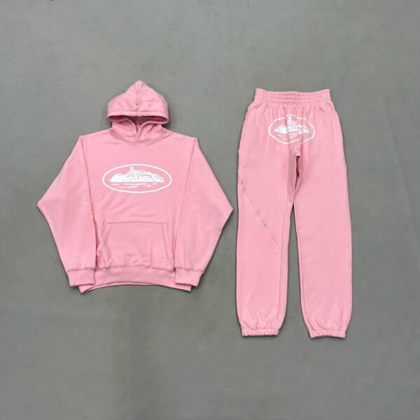 Corteiz Alcatraz Pink Tracksuit